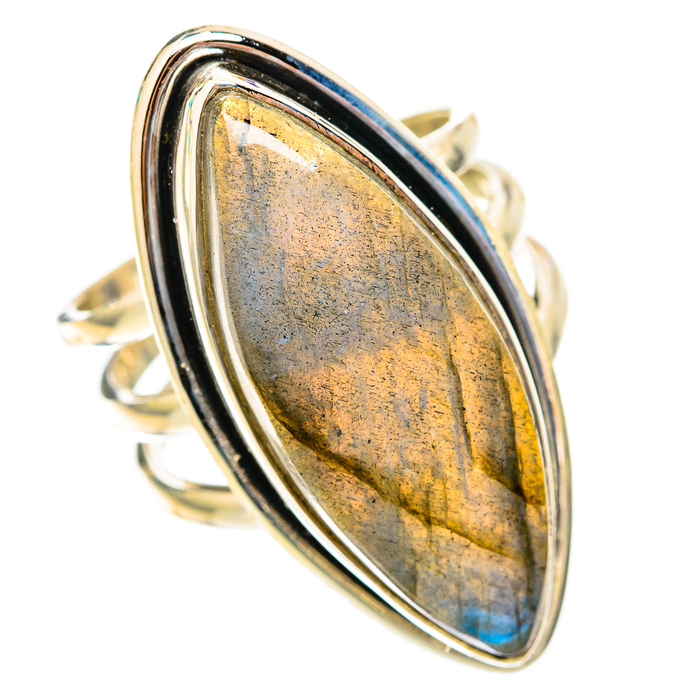 Labradorite Rings handcrafted by Ana Silver Co - RING117914 - Photo 2