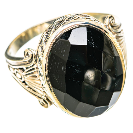 Black Onyx Rings handcrafted by Ana Silver Co - RING117927 - Photo 2