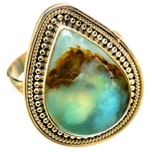 Peruvian Opal Rings handcrafted by Ana Silver Co - RING117972 - Photo 2