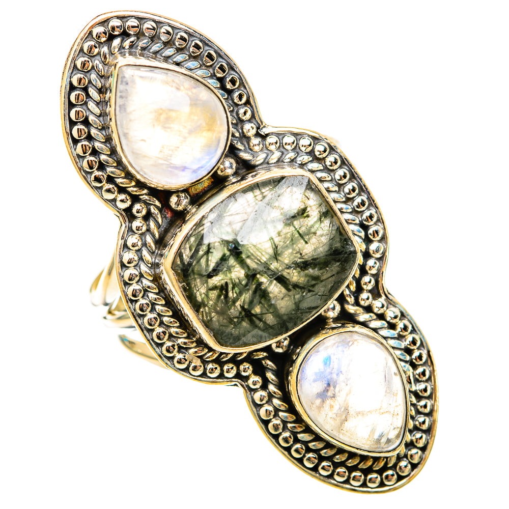 Tourmalinated Quartz Rings handcrafted by Ana Silver Co - RING117980 - Photo 2
