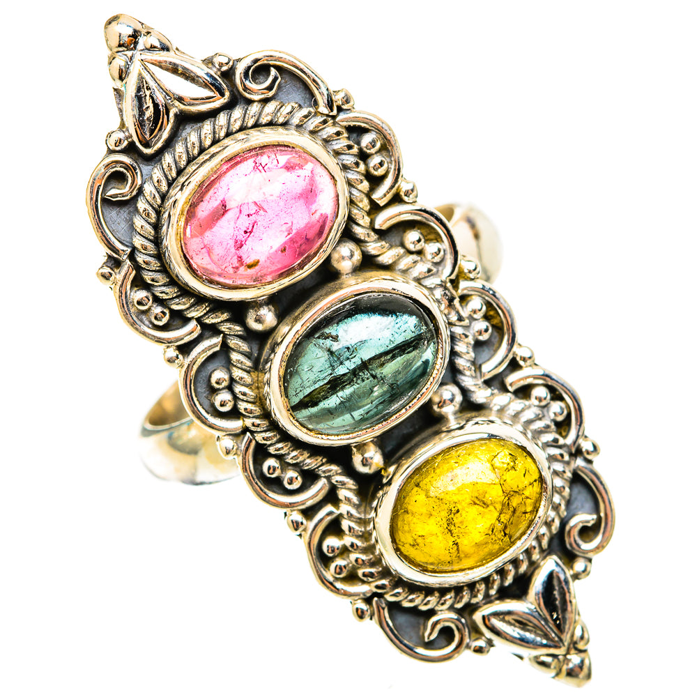 Tourmaline Rings handcrafted by Ana Silver Co - RING117988 - Photo 2