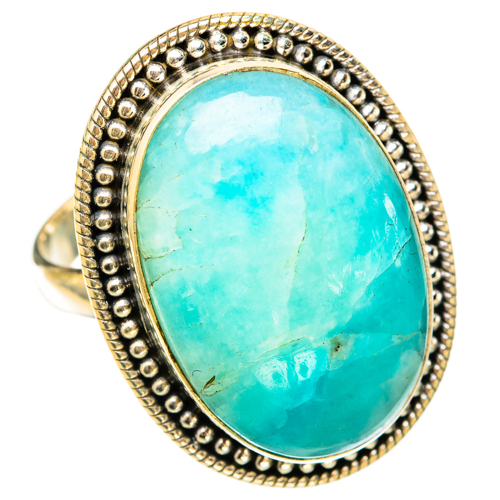Peruvian Opal Rings handcrafted by Ana Silver Co - RING117992 - Photo 2