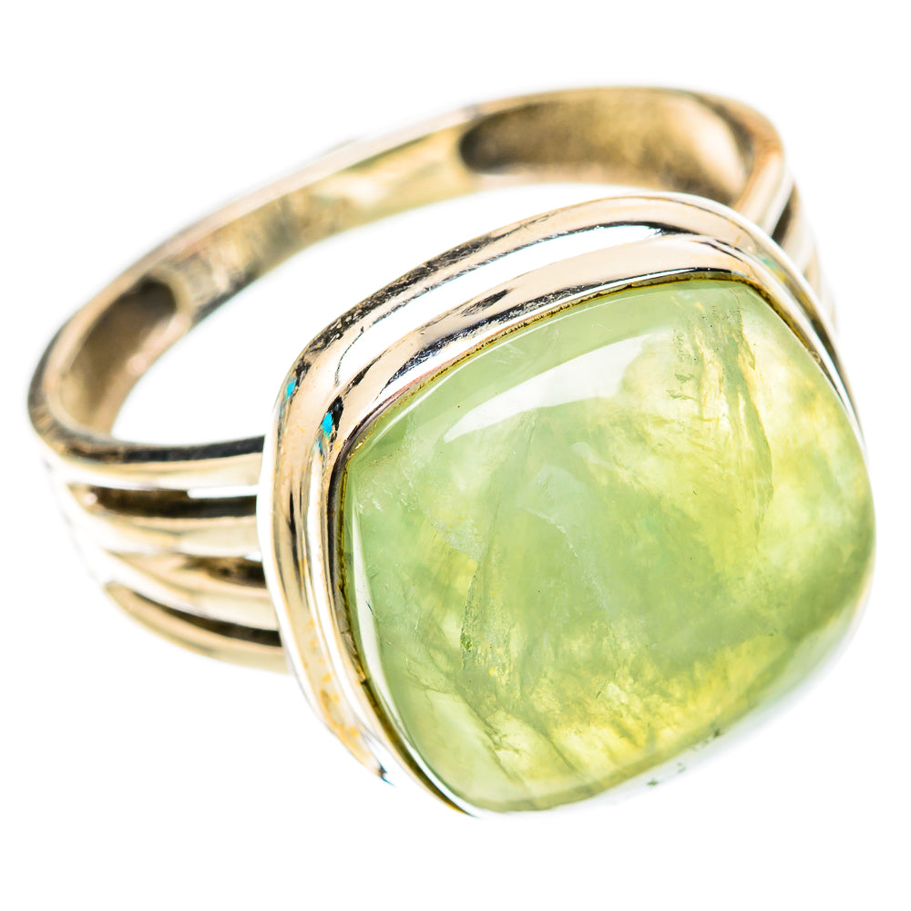 Prehnite Rings handcrafted by Ana Silver Co - RING118004 - Photo 2