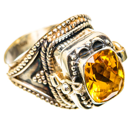Citrine Rings handcrafted by Ana Silver Co - RING118007 - Photo 2