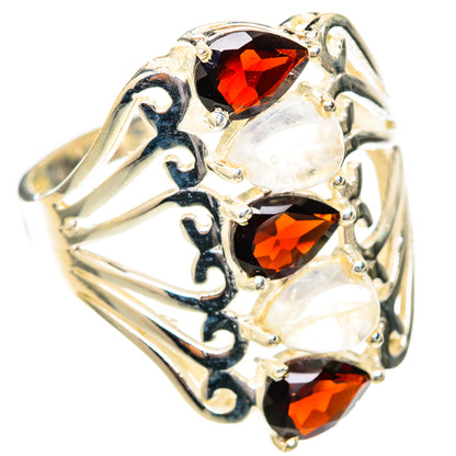 Garnet Rings handcrafted by Ana Silver Co - RING118009 - Photo 2