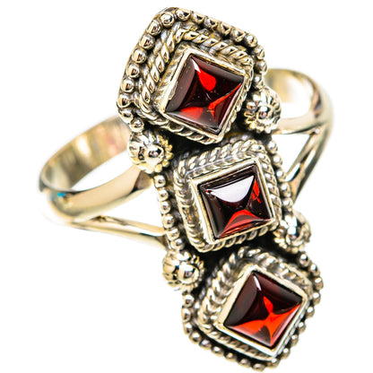 Garnet Rings handcrafted by Ana Silver Co - RING118011 - Photo 2