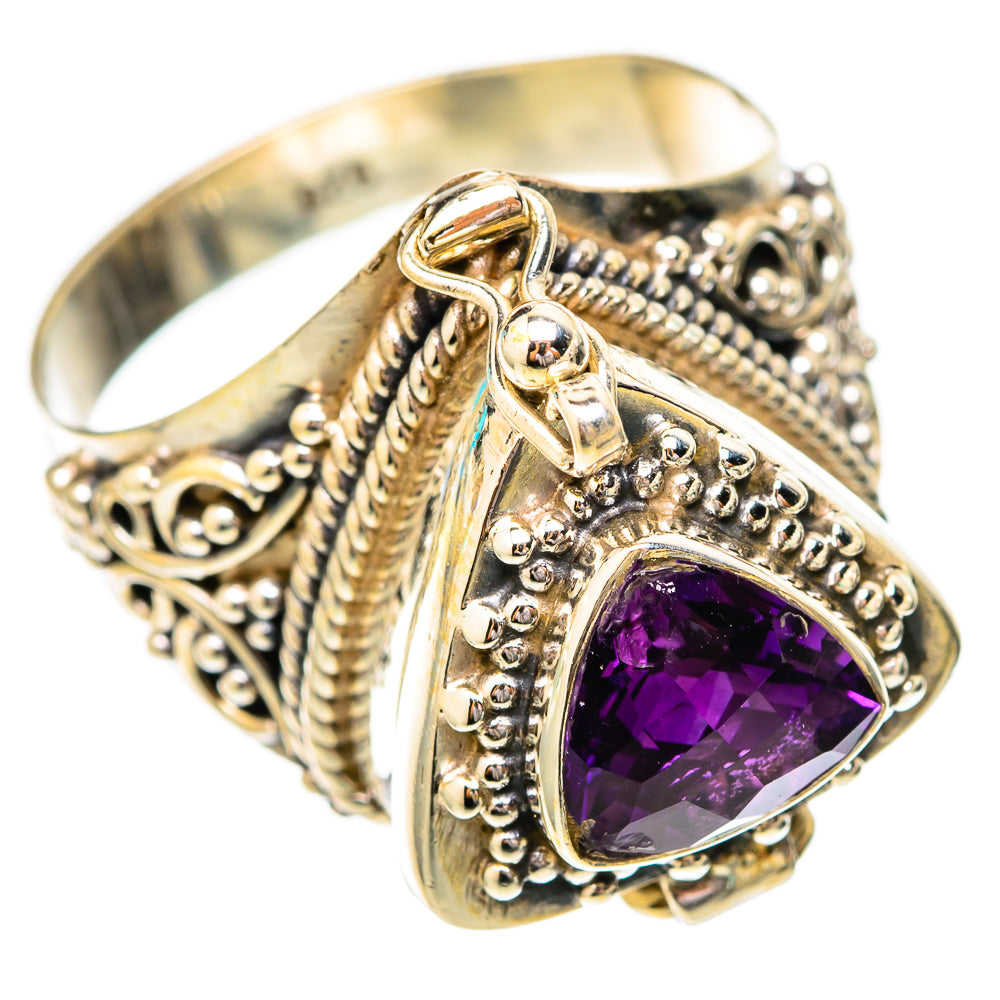 Amethyst Rings handcrafted by Ana Silver Co - RING118013 - Photo 2