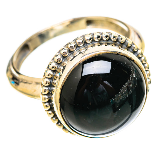 Black Onyx Rings handcrafted by Ana Silver Co - RING118016 - Photo 2