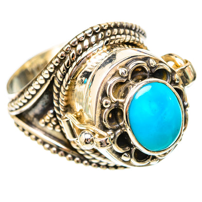 Sleeping Beauty Turquoise Rings handcrafted by Ana Silver Co - RING118022 - Photo 2