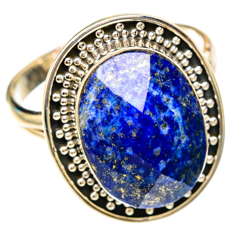 Lapis Lazuli Rings handcrafted by Ana Silver Co - RING118024 - Photo 2