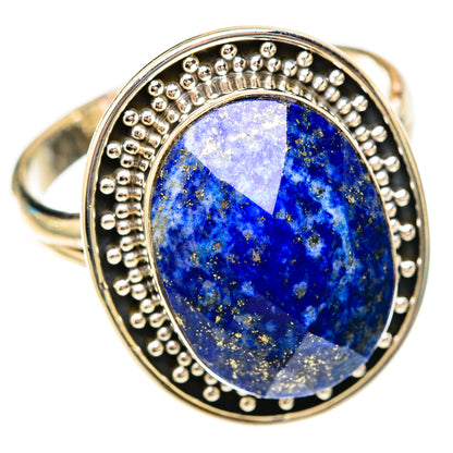 Lapis Lazuli Rings handcrafted by Ana Silver Co - RING118024 - Photo 2