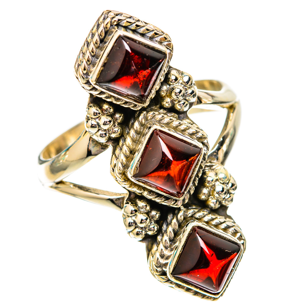 Garnet Rings handcrafted by Ana Silver Co - RING118033 - Photo 2