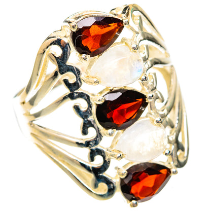 Garnet Rings handcrafted by Ana Silver Co - RING118034 - Photo 2