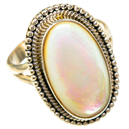 Mother Of Pearl Rings handcrafted by Ana Silver Co - RING118038 - Photo 2