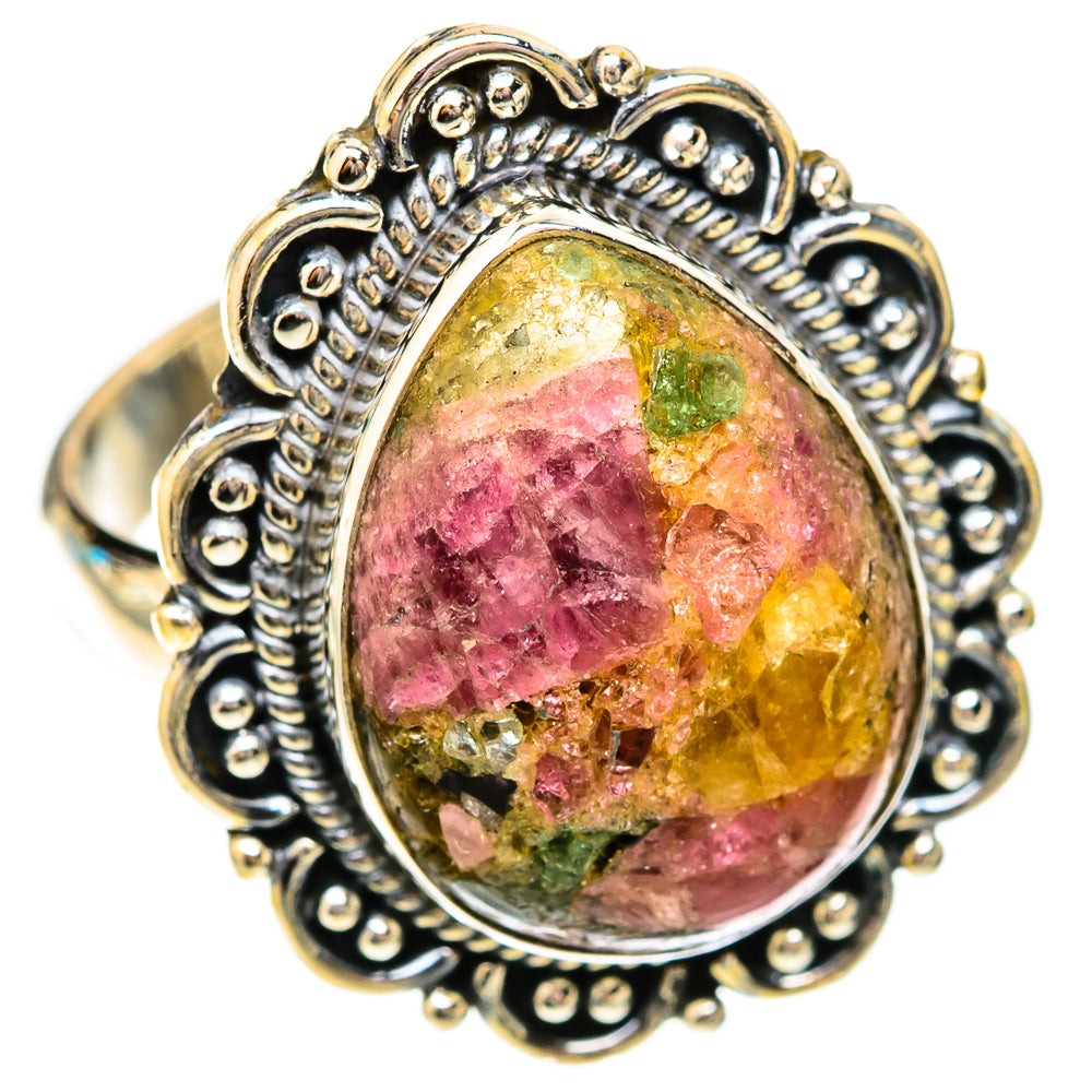 Tourmaline Rings handcrafted by Ana Silver Co - RING118052 - Photo 2