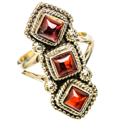 Garnet Rings handcrafted by Ana Silver Co - RING118053 - Photo 2
