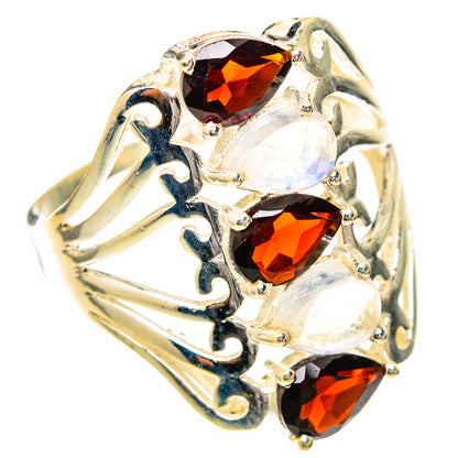 Garnet Rings handcrafted by Ana Silver Co - RING118054 - Photo 2