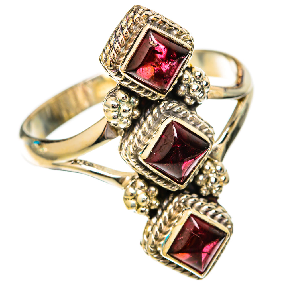 Garnet Rings handcrafted by Ana Silver Co - RING118055 - Photo 2