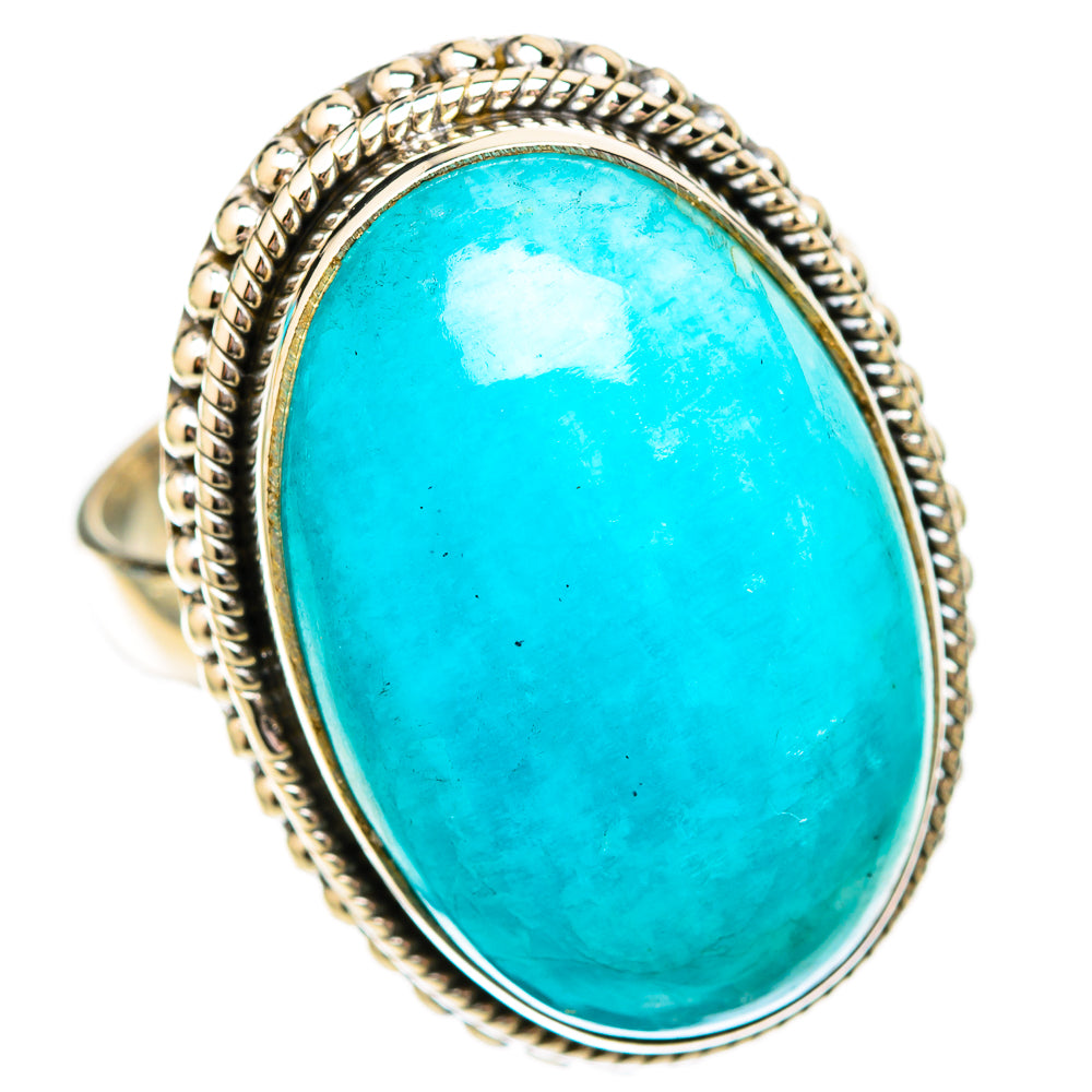 Peruvian Amazonite Rings handcrafted by Ana Silver Co - RING118064 - Photo 2