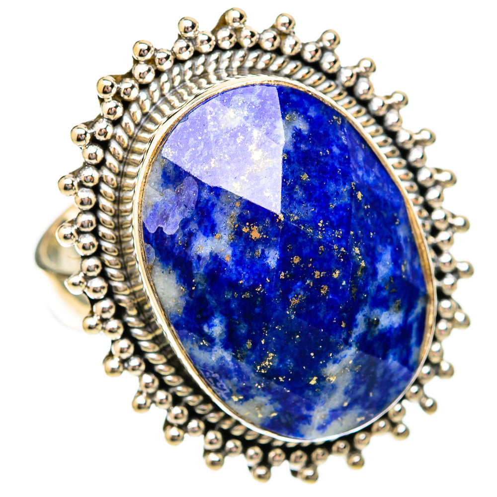 Lapis Lazuli Rings handcrafted by Ana Silver Co - RING118065 - Photo 2