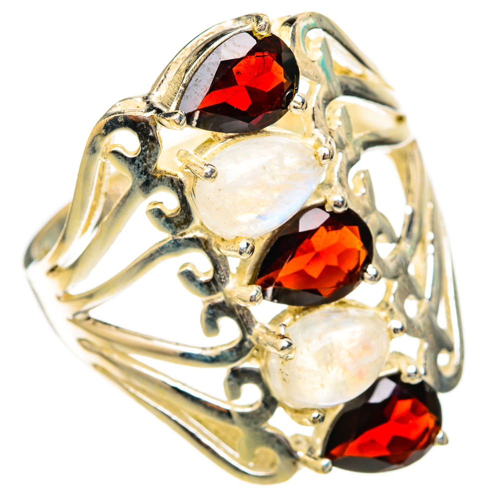 Garnet Rings handcrafted by Ana Silver Co - RING118074 - Photo 2