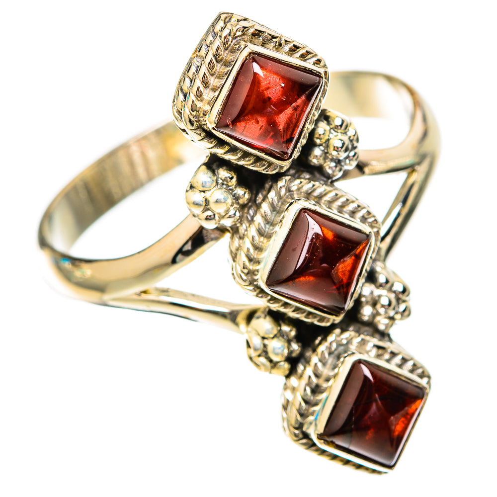 Garnet Rings handcrafted by Ana Silver Co - RING118075 - Photo 2