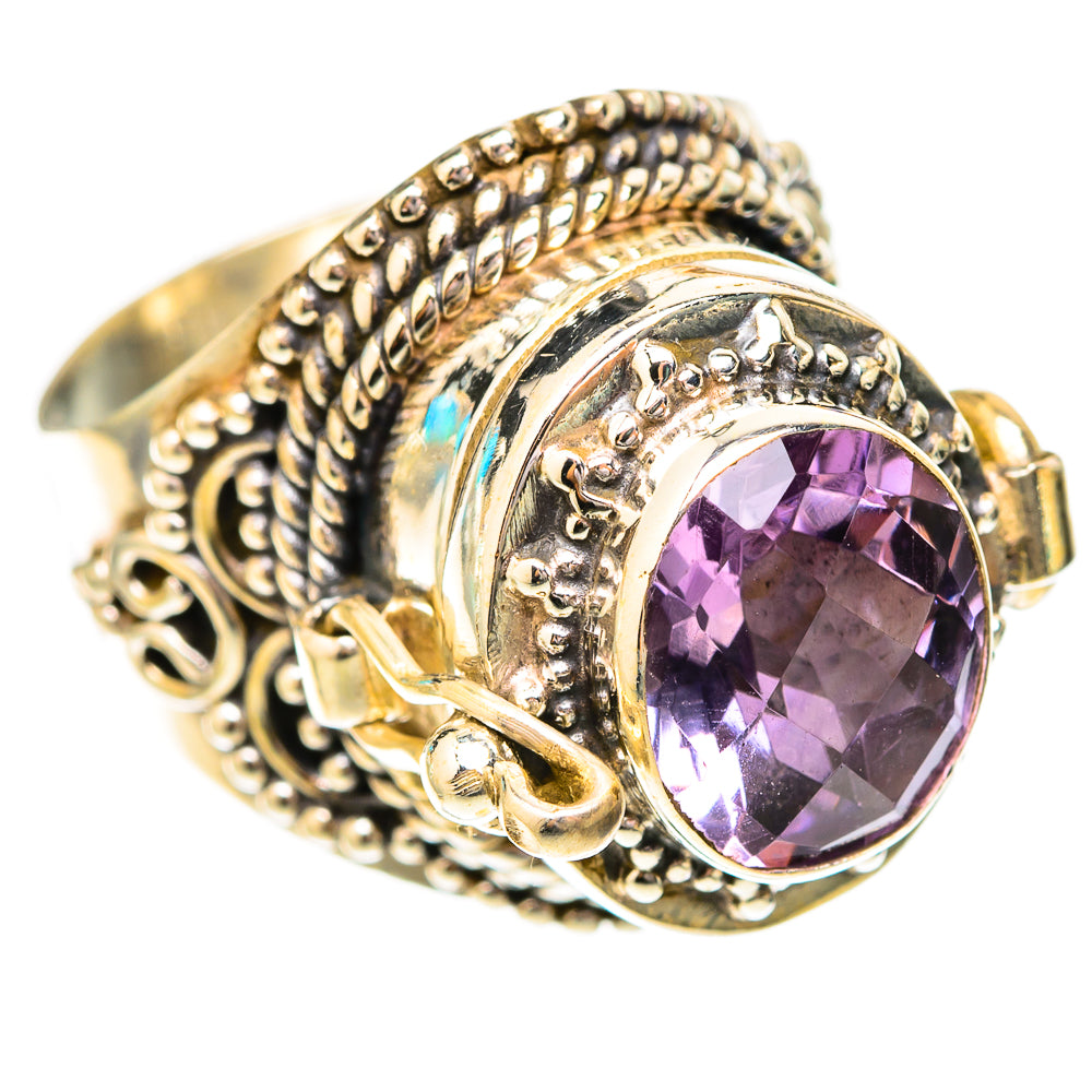 Amethyst Rings handcrafted by Ana Silver Co - RING118076 - Photo 2