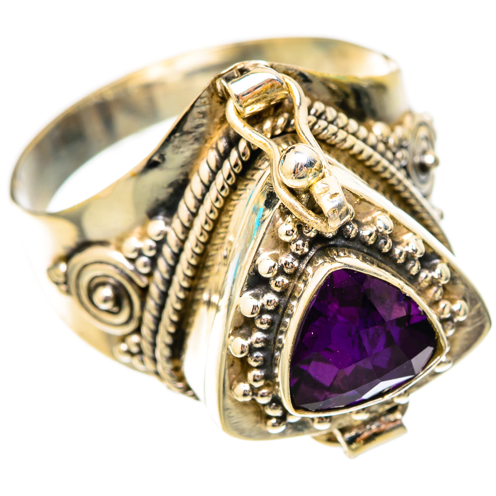 Amethyst Rings handcrafted by Ana Silver Co - RING118077 - Photo 2