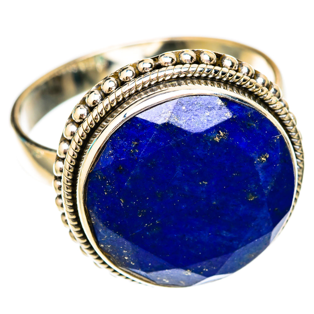 Lapis Lazuli Rings handcrafted by Ana Silver Co - RING118083 - Photo 2