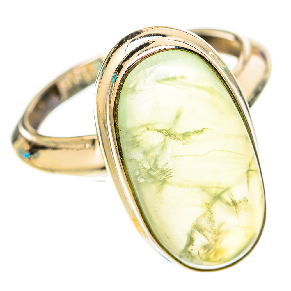 Prehnite Rings handcrafted by Ana Silver Co - RING118087 - Photo 2