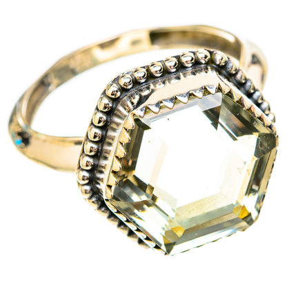 Green Amethyst Rings handcrafted by Ana Silver Co - RING118088 - Photo 2