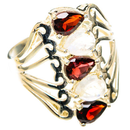 Garnet Rings handcrafted by Ana Silver Co - RING118094 - Photo 2