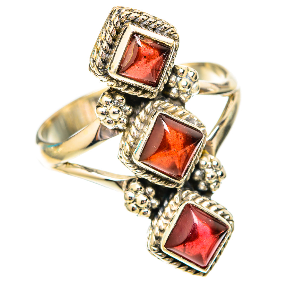 Garnet Rings handcrafted by Ana Silver Co - RING118095 - Photo 2