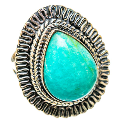 Amazonite Rings handcrafted by Ana Silver Co - RING118105 - Photo 2