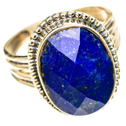 Lapis Lazuli Rings handcrafted by Ana Silver Co - RING118107 - Photo 2