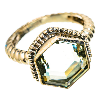 Green Amethyst Rings handcrafted by Ana Silver Co - RING118139 - Photo 2