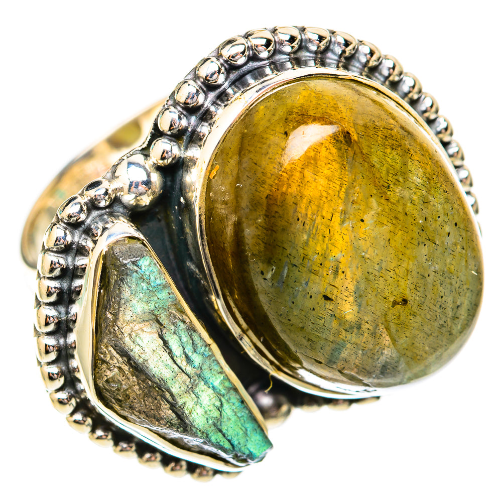Labradorite Rings handcrafted by Ana Silver Co - RING118140 - Photo 2