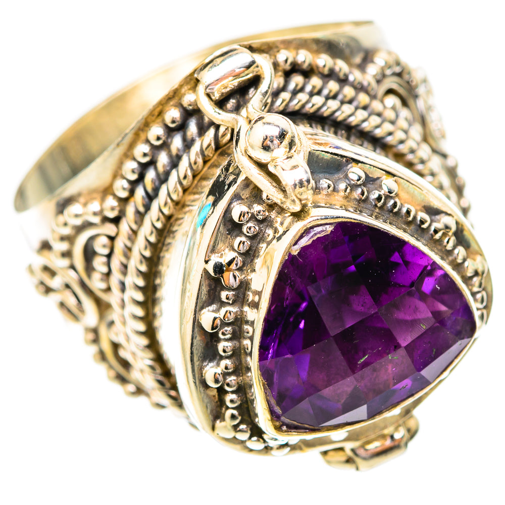 Amethyst Rings handcrafted by Ana Silver Co - RING118152 - Photo 2