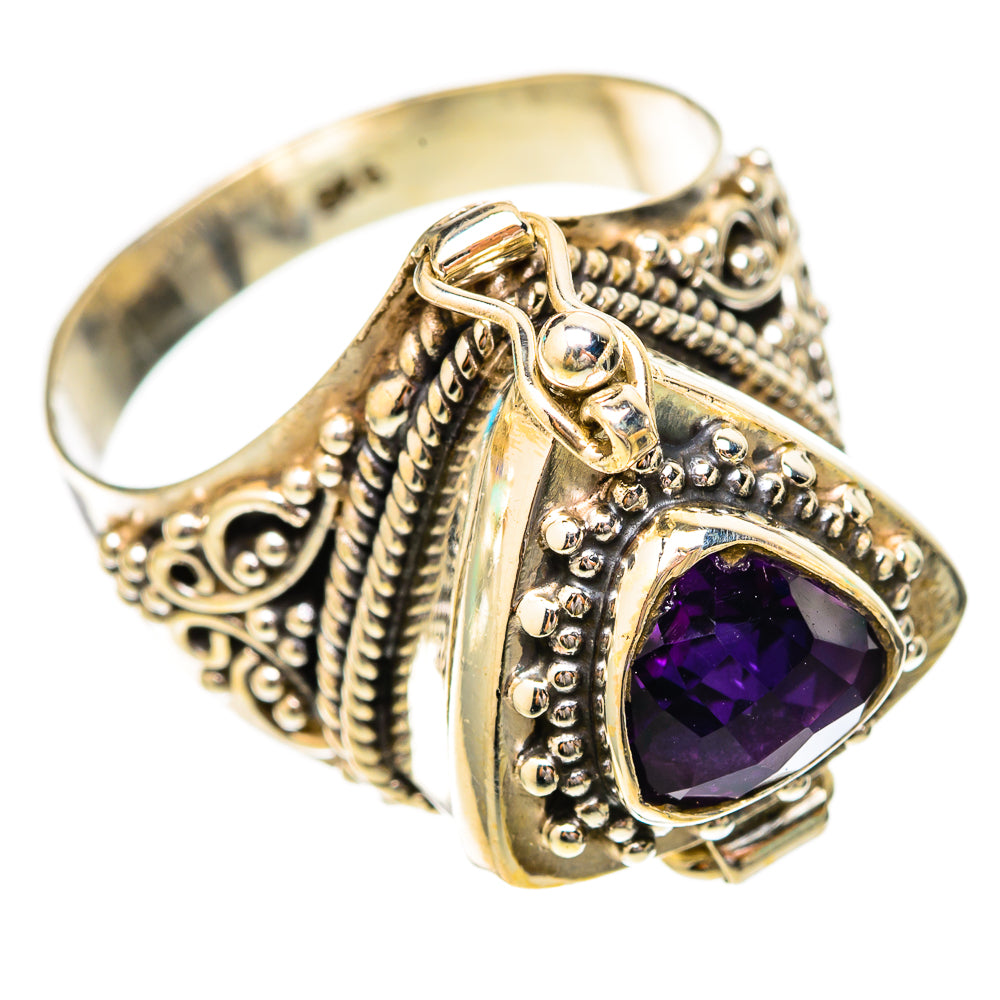 Amethyst Rings handcrafted by Ana Silver Co - RING118153 - Photo 2