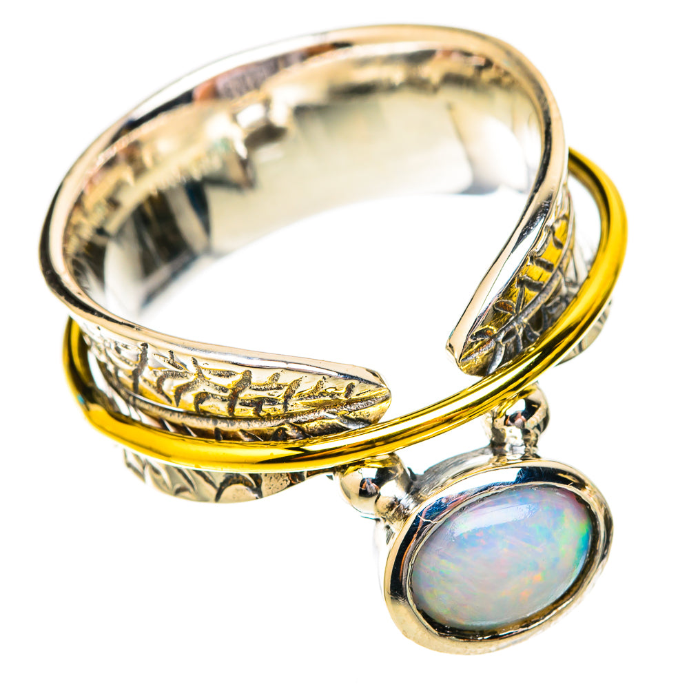 Ethiopian Opal Rings handcrafted by Ana Silver Co - RING118158 - Photo 2
