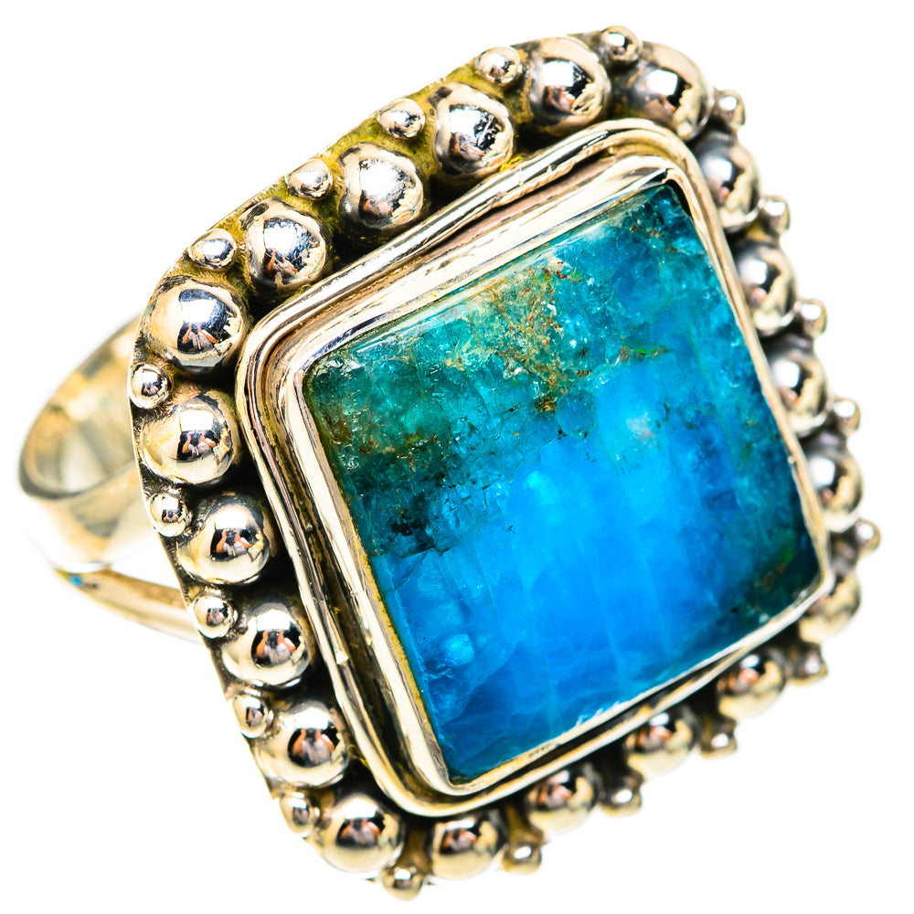 Chrysocolla Rings handcrafted by Ana Silver Co - RING118164 - Photo 2