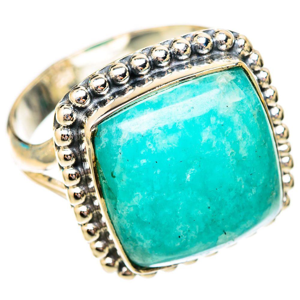 Amazonite Rings handcrafted by Ana Silver Co - RING118165 - Photo 2