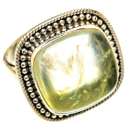 Prehnite Rings handcrafted by Ana Silver Co - RING118166 - Photo 2