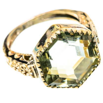 Green Amethyst Rings handcrafted by Ana Silver Co - RING118168 - Photo 2