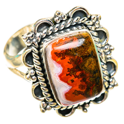 Moroccan Agate Rings handcrafted by Ana Silver Co - RING118172 - Photo 2