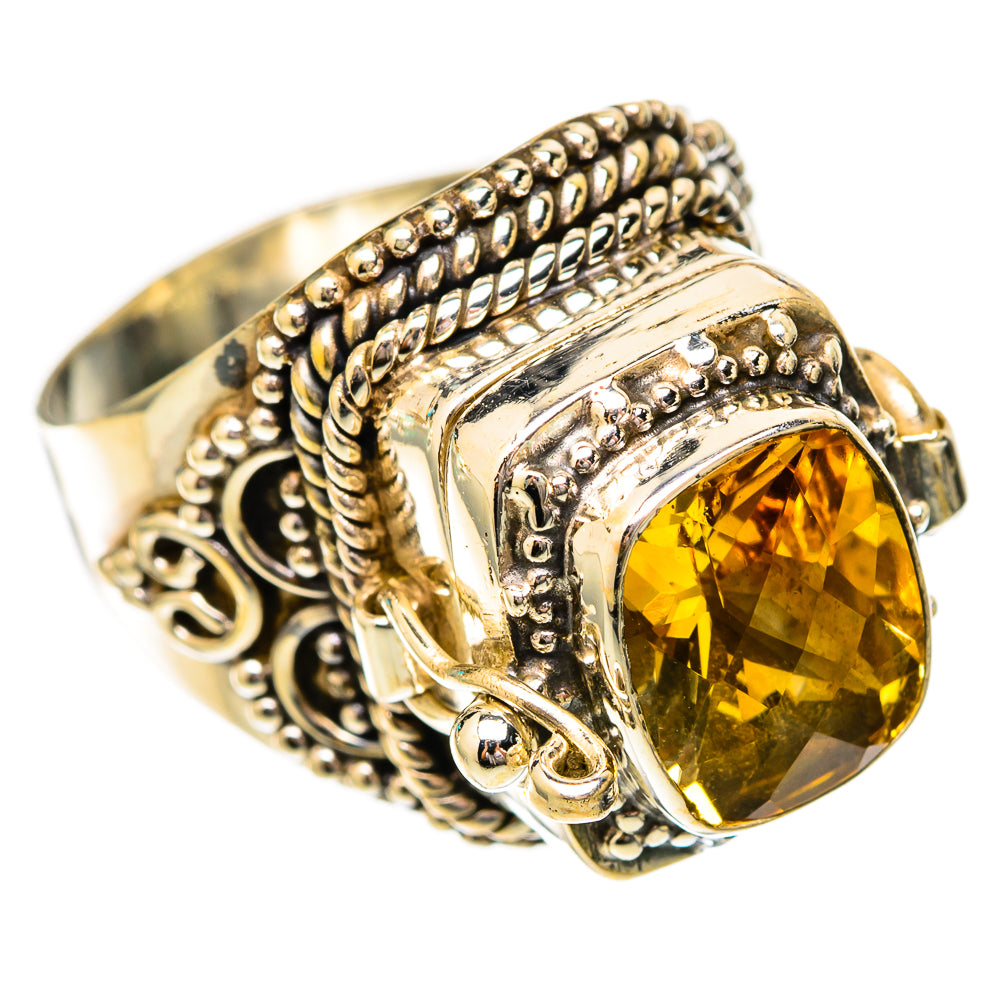 Citrine Rings handcrafted by Ana Silver Co - RING118173 - Photo 2