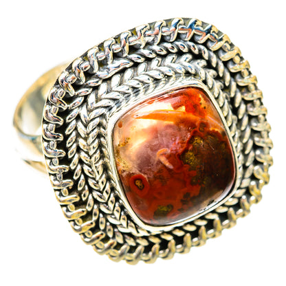 Moroccan Agate Rings handcrafted by Ana Silver Co - RING118190 - Photo 2