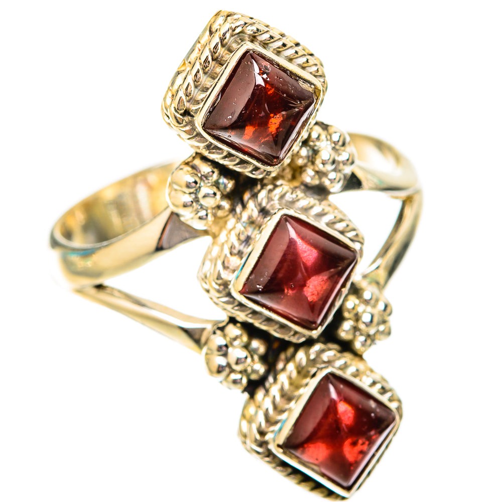 Garnet Rings handcrafted by Ana Silver Co - RING118194 - Photo 2