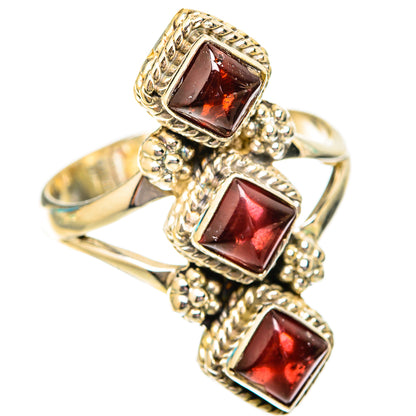 Garnet Rings handcrafted by Ana Silver Co - RING118194 - Photo 2
