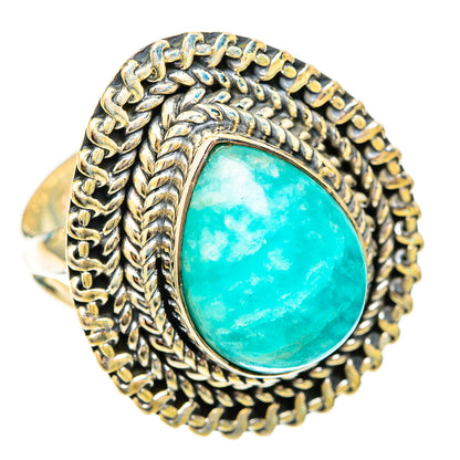 Amazonite Rings handcrafted by Ana Silver Co - RING118198 - Photo 2